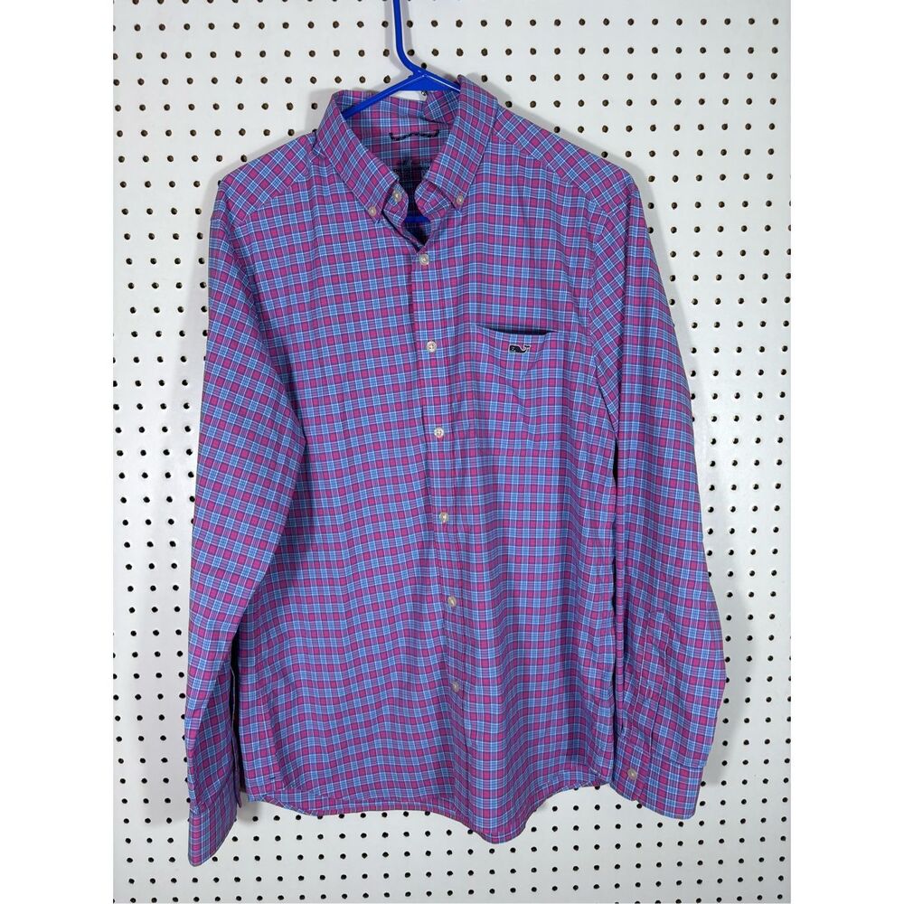 Vineyard Vines on the go performance button down shirt size M